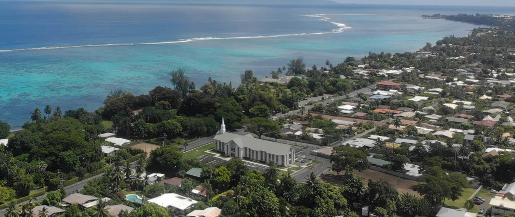 Tahiti - punauia vue du ciel