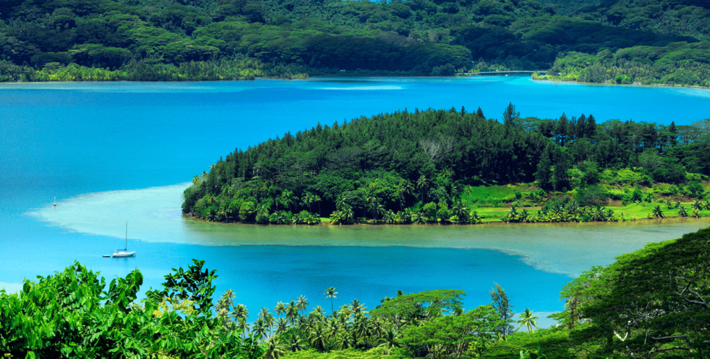 huahine vue lagon